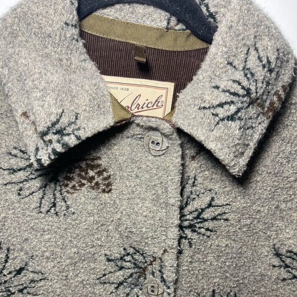 Woolrich Women’s Brown Wool Blend Pinecone Fleece Barn Jacket in size M - Picture 4 of 7